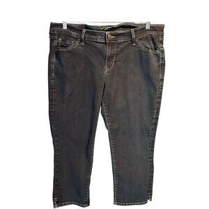 Old Navy Size 14 The Flirt Capri Jeans Denim Stretchy Comfy Capsule Wardrobe